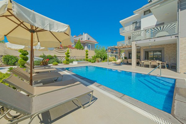 Villa Atara | Fethiye Hisarönü'nde 12 Kişilik Hamam & Saunalı Villa