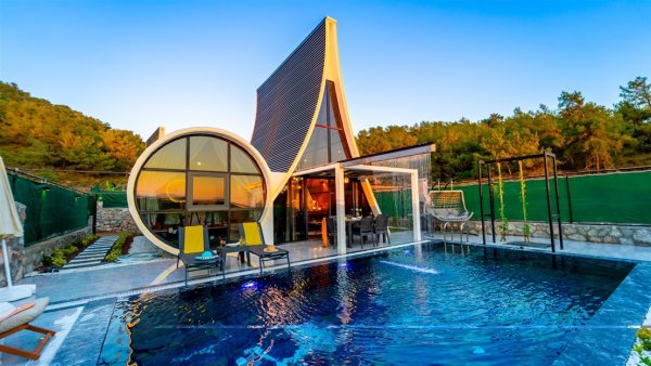 Villa Bosco Tre | Fethiye Çalış Kiralık Jakuzili Villa