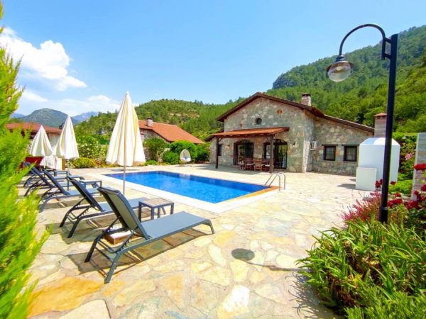 Villa Levissi 3 | Fethiye Kayaköy'de Taş Mimari & Korunaklı Villalar