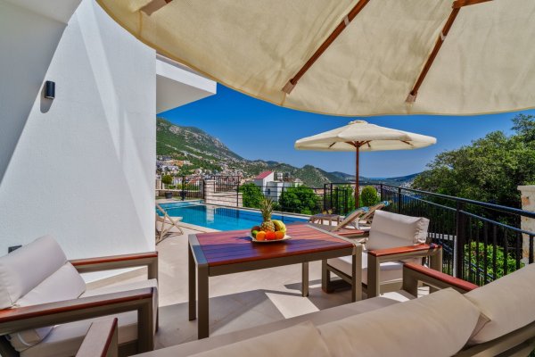 Villa Lorenzo Duo | Kalkan Kızıltaş Deniz Manzaralı Lüks Villa