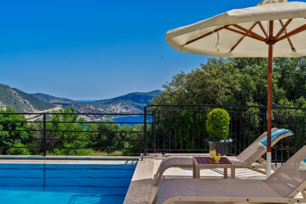 Villa Lorenzo Duo | Kalkan Kızıltaş Deniz Manzaralı Lüks Villa