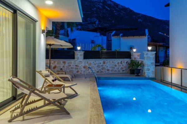 Villa Lorenzo  | Kalkan Kızıltaş Deniz Manzaralı Lüks Villa