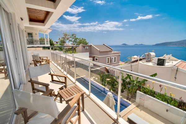 Villa Neon | Kalkan'da Deniz Manzaralı Havuzlu Lüks Villa