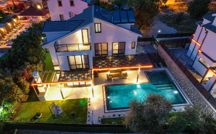 Villa Altavista 1 | Ölüdeniz'de Hamam & Saunalı 8 Kişilik Lüks Villa