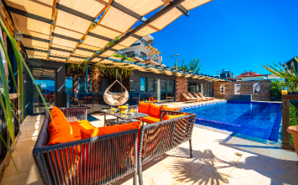 Villa Everest | Kalkan'da Deniz Manzaralı Lüks Villa