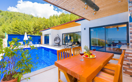 Villa İsella 2 | İslamlar Kiralık Korunaklı Jakuzili Yazlık Villa