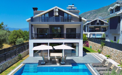Villa Manya | Fethiye Ölüdeniz de 4 Odalı 8 Kişilik Lüks Tatil Villası