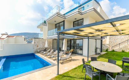 Villa Signoria II | Kalkan Kızıltaş'ta Deniz Manzaralı Lüks Villa