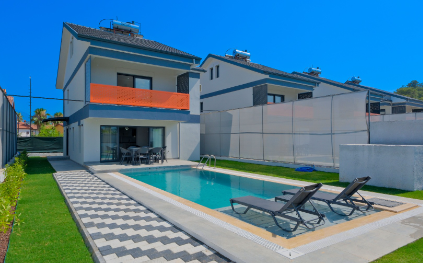 Villa Sirocco I | Fethiye Çalış'ta Denize Yakın Jakuzili Villa