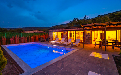 Villa Terrapins 2 | Kalkan'da Jakuzili, Doğa Manzaralı Özel Villa