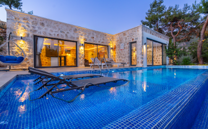 Villa Zerrin 1 | Kalkan’da Muhafazakar Havuzlu Lüks Villa